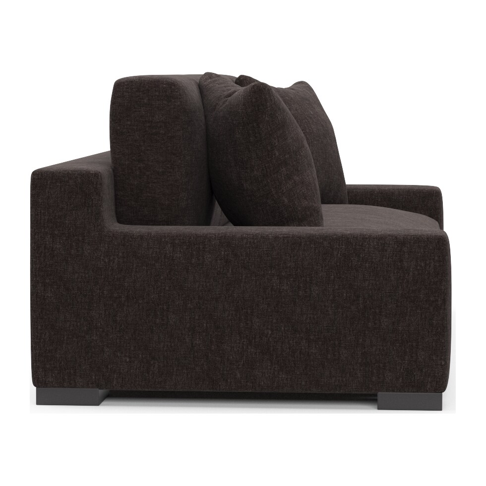 ethan dark brown sofa   