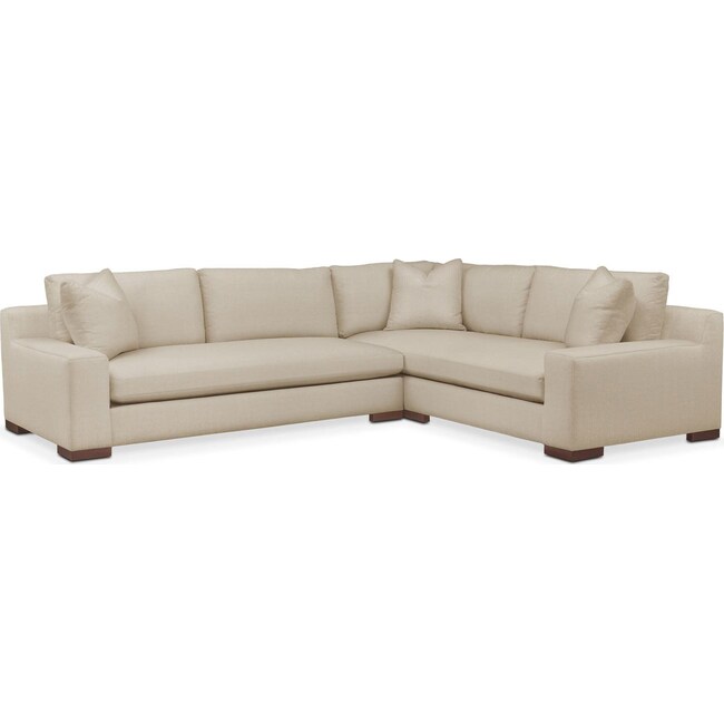 Living Room Furniture - Ethan 2-Piece Large Sectional