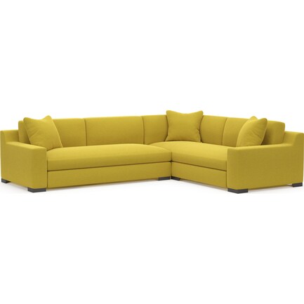 Ethan Foam Comfort 2-Piece Sectional with Left-Facing Sofa - Bloke Goldenrod