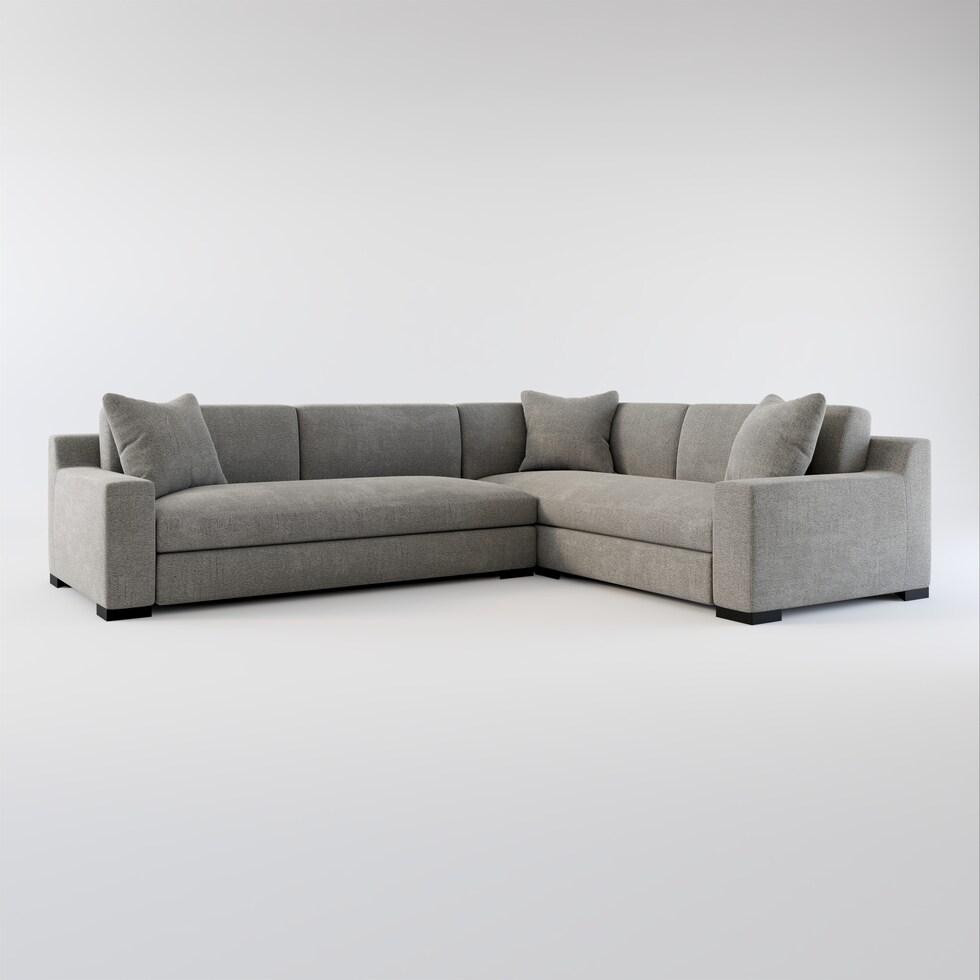 ethan gray  pc sectional with left facing sofa   