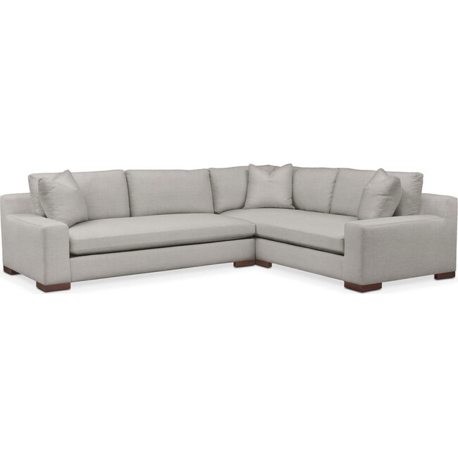 Living Room Furniture - Ethan 2-Piece Large Sectional