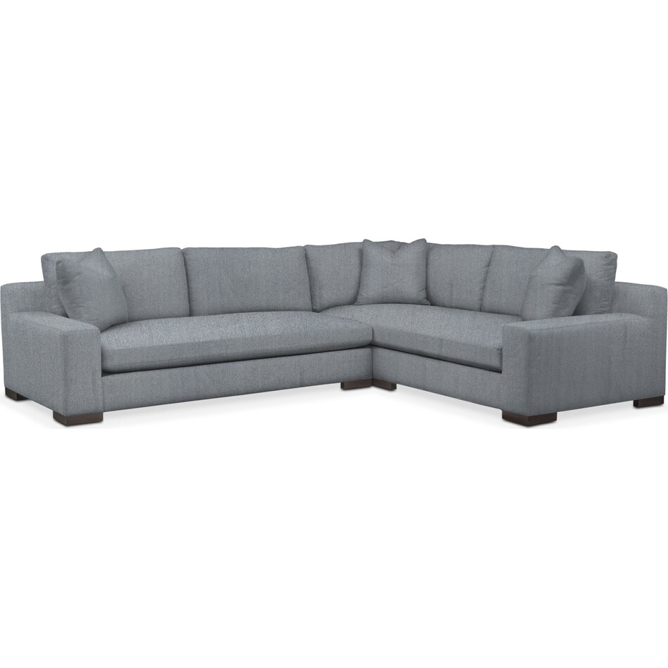 ethan gray  pc sectional with left facing sofa   