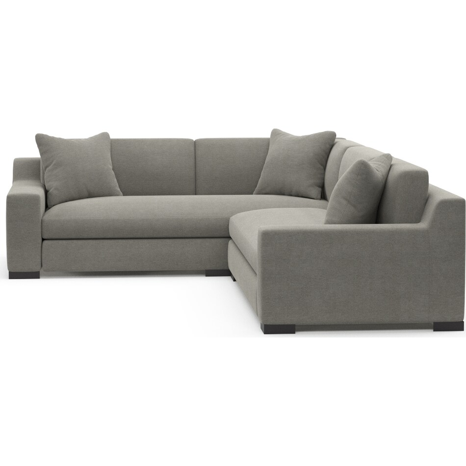 Ethan Foam Comfort 2Piece Large Sectional with RightFacing Sofa