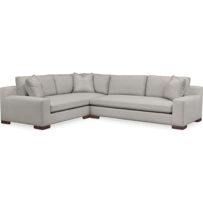 Living Room Furniture - Ethan 2-Piece Large Sectional