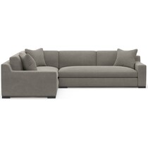 ethan gray  pc sectional with right facing sofa   