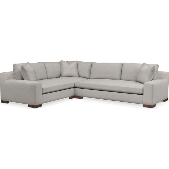 Living Room Furniture - Ethan 2-Piece Large Sectional