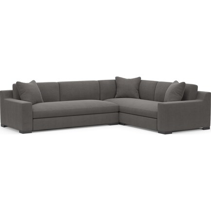 Ethan Foam Comfort 2-Piece Sectional with Left-Facing Sofa - Merrimac Ash