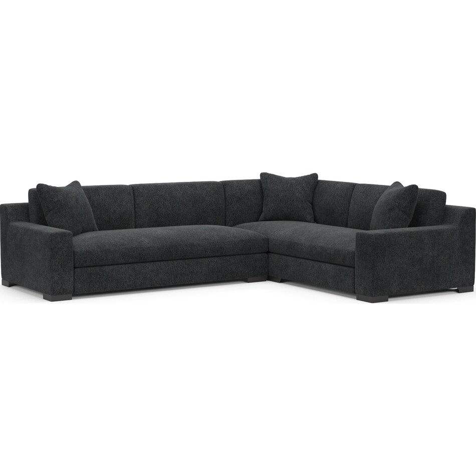 Ethan Foam Comfort 2Piece Sectional with LeftFacing Sofa Sherpa