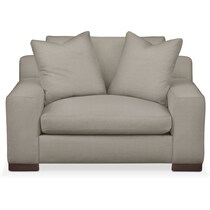 ethan gray chair and a half   
