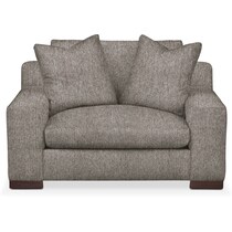 ethan gray chair and a half   