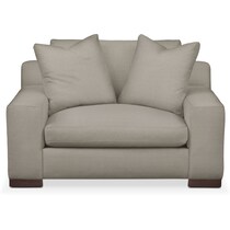 ethan gray chair and a half   