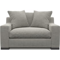 ethan gray chair and a half   