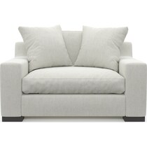 ethan gray chair and a half   