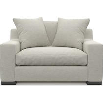 ethan gray chair and a half   