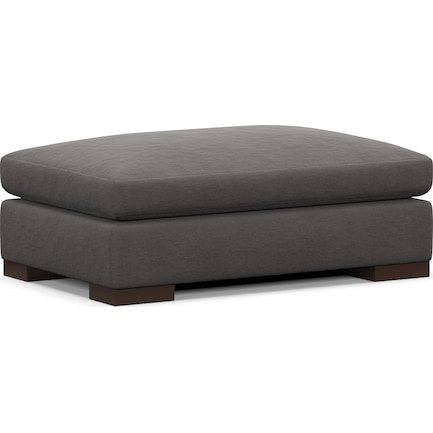 Ethan Foam Comfort Ottoman - Merrimac Ash