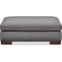 ethan gray ottoman   