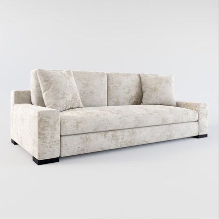 Ethan Foam Comfort Sofa - Hearth Cement