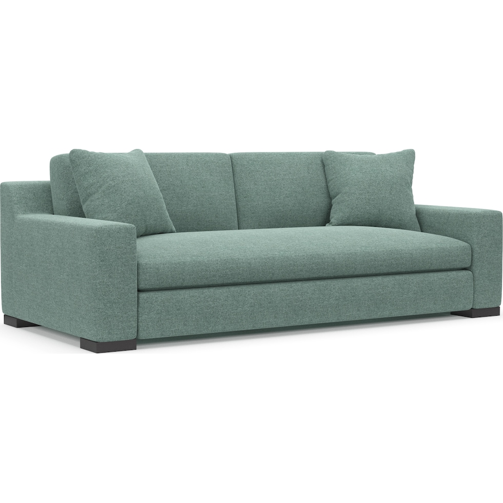 ethan green sofa   