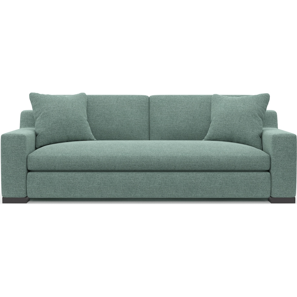 ethan green sofa   