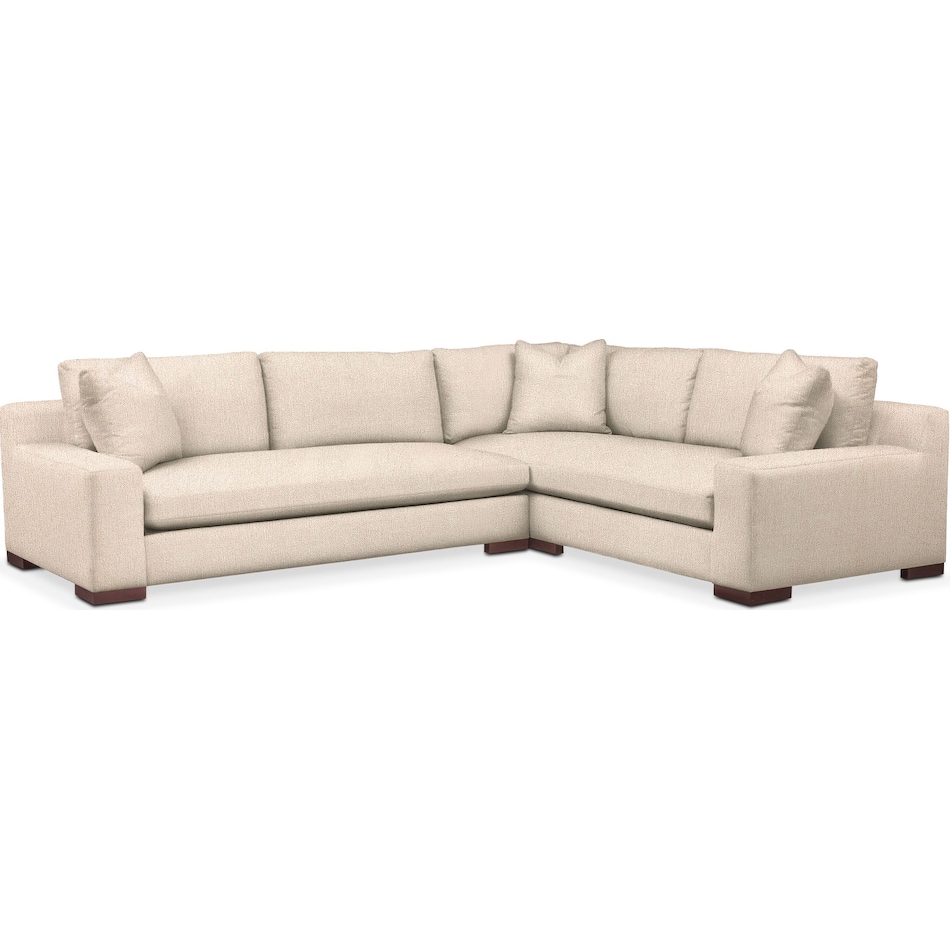 ethan light brown  pc sectional   