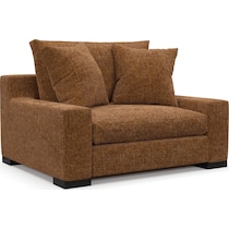 ethan light brown chair and a half   