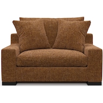 ethan light brown chair and a half   
