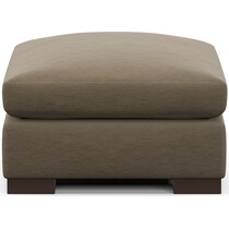 ethan light brown ottoman   