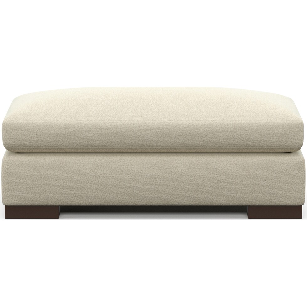 ethan light brown ottoman   