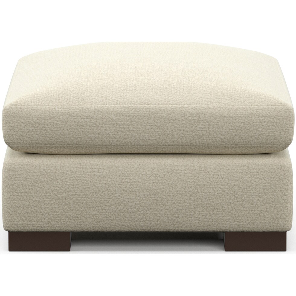 ethan light brown ottoman   