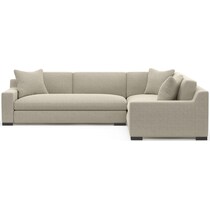 ethan light brown sectional   