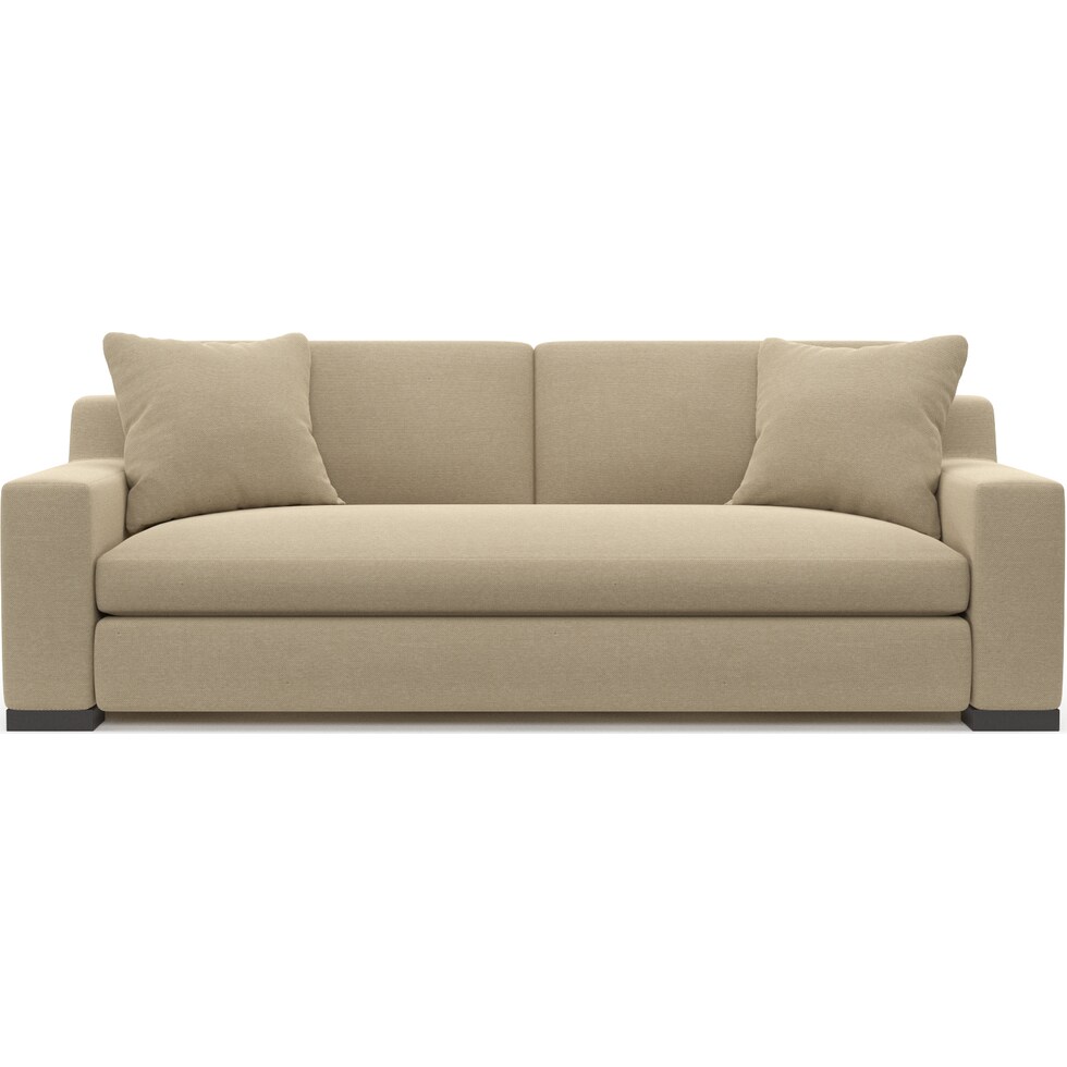 ethan light brown sofa   