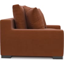 ethan orange chair and a half   