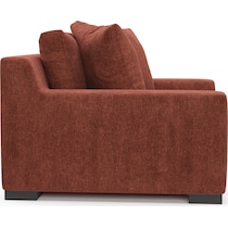 ethan orange chair and a half   