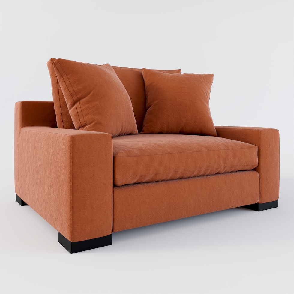 ethan orange chair and a half web   