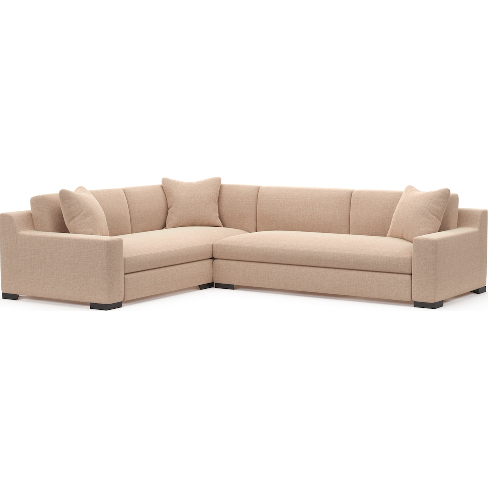 ethan orange sectional   