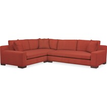 ethan orange sectional   