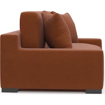 ethan orange sofa   