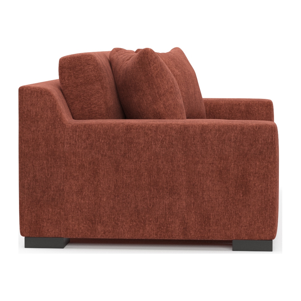 ethan orange sofa   