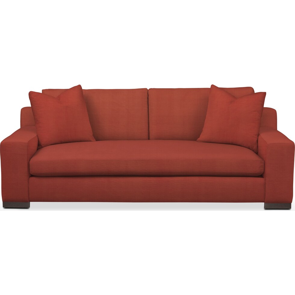 ethan orange sofa   