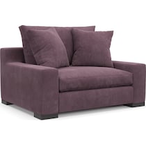 ethan purple chair and a half   