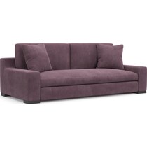 ethan purple sofa   