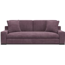 ethan purple sofa   