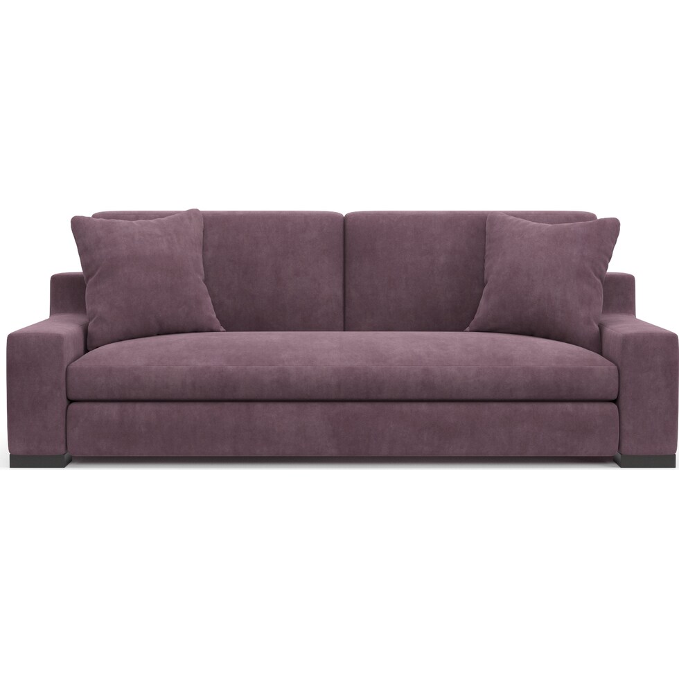 ethan purple sofa   