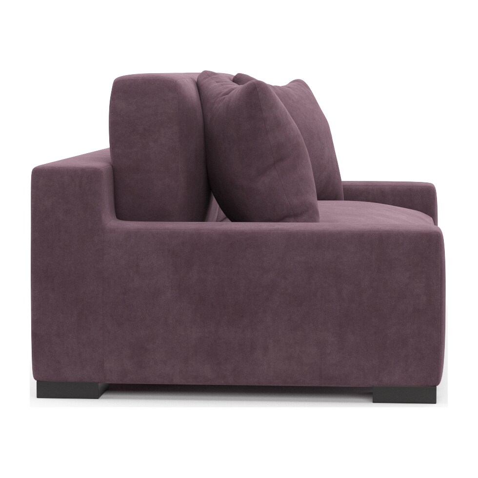ethan purple sofa   