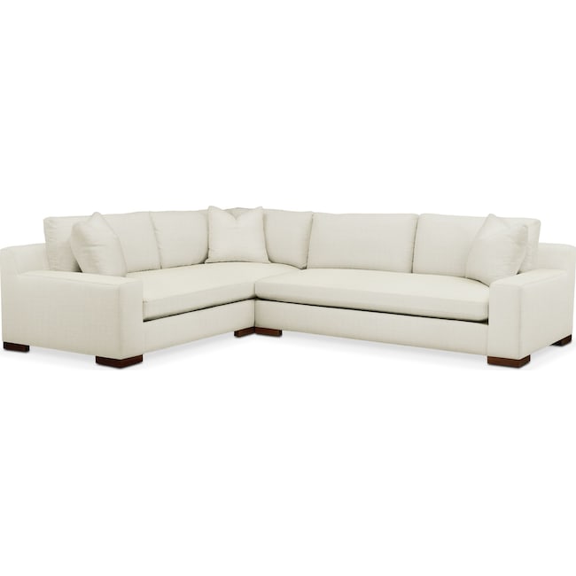 Living Room Furniture - Ethan 2-Piece Large Sectional