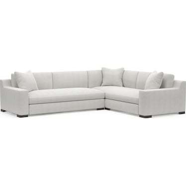 Ethan 2-Piece Foam Comfort Sectional  with Left-Facing Sofa - Bloke Snow