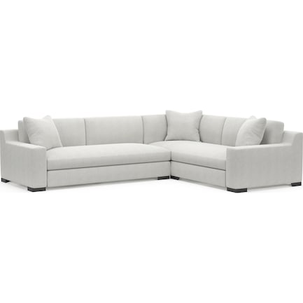 Ethan 2-Piece Foam Comfort Sectional  with Left-Facing Sofa - Bloke Snow