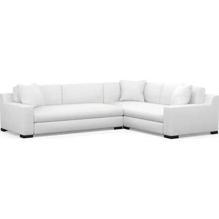 Ethan Hybrid Comfort 2-Piece Sectional with Left-Facing Sofa - Lovie Chalk