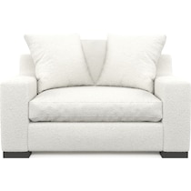 ethan white chair and a half   