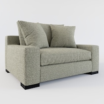 ethan white chair and a half   